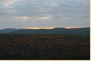 Bear Mountain sunset 2016-10-04
