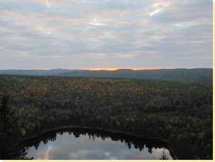 Bear Mountain sunset 2016-10-04
