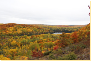 View northwest over Bear Lake from Loon-Beaver south viewpoint 2016-10-14