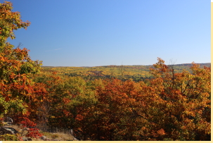View southeast from Maurice's Dream Hill south-east viewpoint 2016-10-11